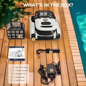 Seal Cordless Robotic Pool Vacuum Seauto