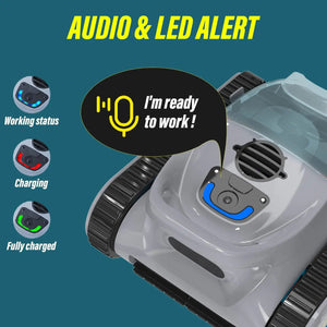 New Crab Cordless Robotic Pool Vacuum Seauto