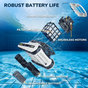 Seal Cordless Robotic Pool Vacuum Seauto