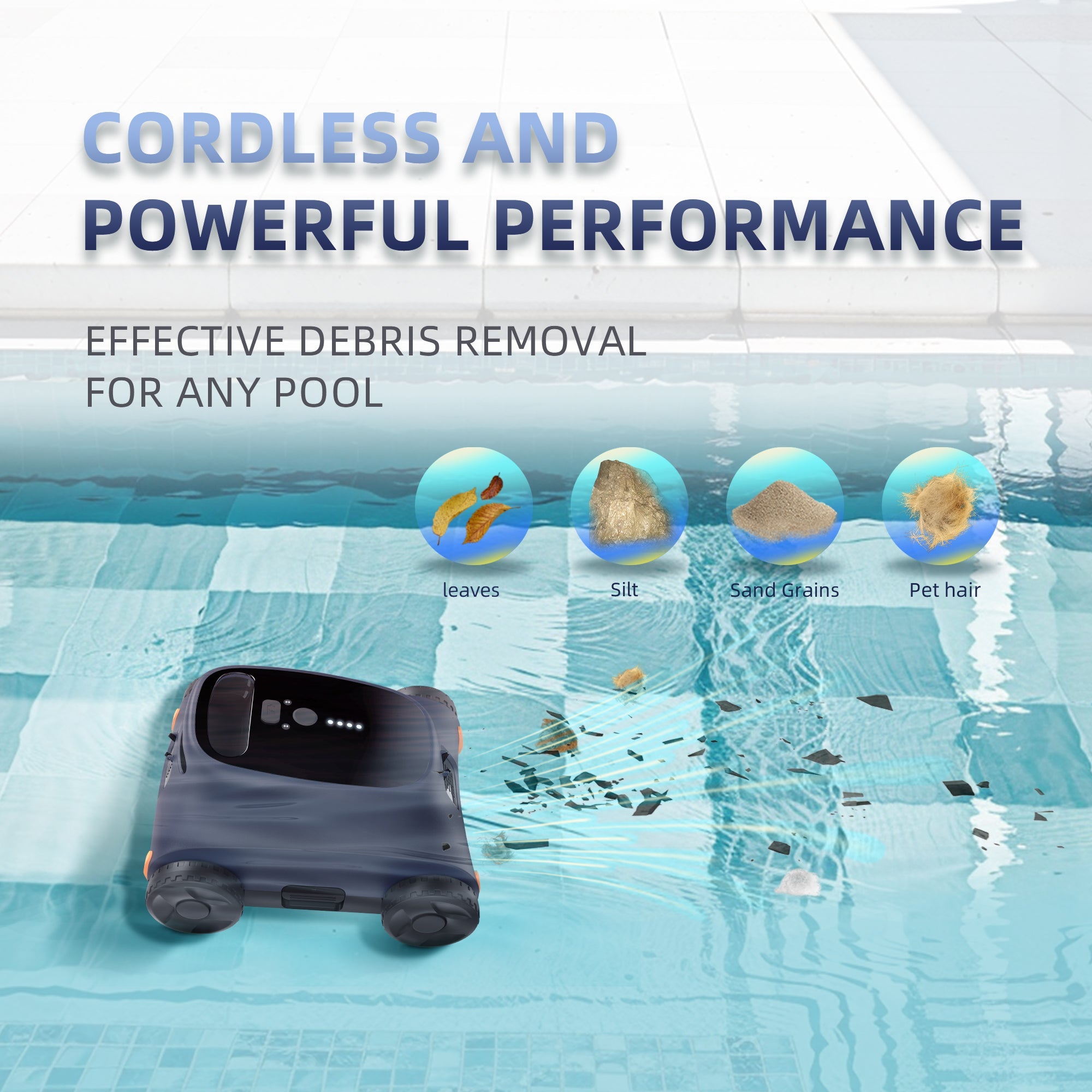 Roker Plus Cordless Robotic Pool Vacuum（复制） Seauto